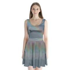 Rainbow In The Sky Split Back Mini Dress 