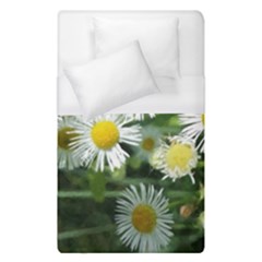 White Summer Flowers, Watercolor Painting Duvet Cover Single Side (single Size)