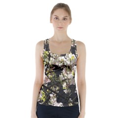 Japanese Cherry Blossom Racer Back Sports Top by picsaspassion