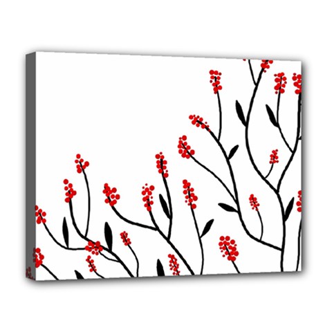 Elegant Tree Canvas 14  X 11 