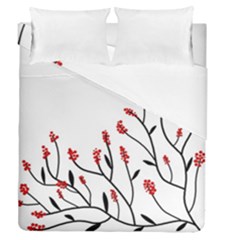 Elegant Tree Duvet Cover Double Side (queen Size) by Valentinaart