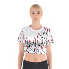 Elegant Tree Cotton Crop Top