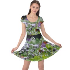 Wild Flowers Cap Sleeve Dresses