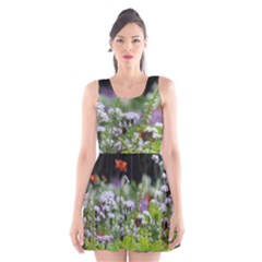 Wild Flowers Scoop Neck Skater Dress