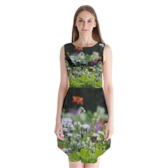 Wild Flowers Sleeveless Chiffon Dress  