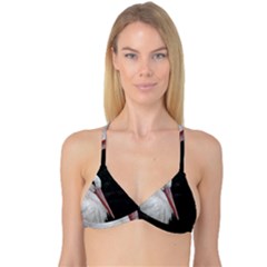 Stork Bird Reversible Tri Bikini Top