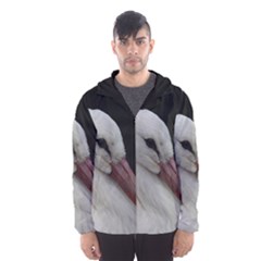 Wild Stork Bird Hooded Wind Breaker (men)