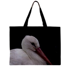 Wild Stork Bird Zipper Mini Tote Bag by picsaspassion