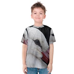 Wild Stork Bird, Close-up Kids  Cotton Tee