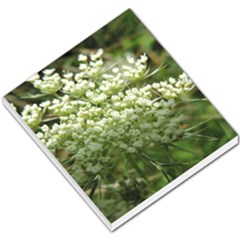 White Summer Flowers Small Memo Pads by picsaspassion