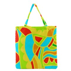 Colorful Decor Grocery Tote Bag