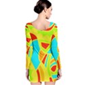 Colorful decor Long Sleeve Bodycon Dress View2