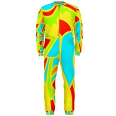 Colorful Decor Onepiece Jumpsuit (men)  by Valentinaart