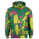 Green abstract decor Men s Zipper Hoodie View1