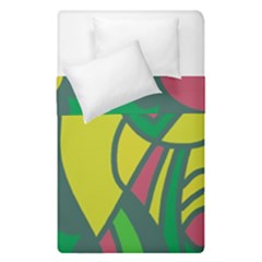 Green Abstract Decor Duvet Cover (single Size)