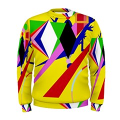 Yellow Abstraction Men s Sweatshirt