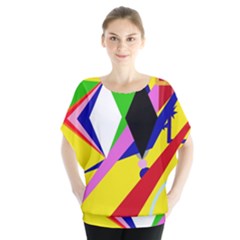 Yellow Abstraction Blouse