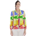 Colorful abstract art Wind Breaker (Women) View1