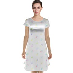 Star Pattern Cap Sleeve Nightdress