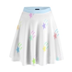 Star Pattern High Waist Skirt by itsybitsypeakspider