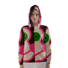 Dog Face Hooded Wind Breaker (women)