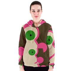 Dog Face Women s Zipper Hoodie