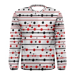 Dots And Lines Men s Long Sleeve Tee