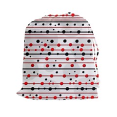 Dots And Lines Drawstring Pouches (xxl)