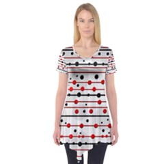 Dots And Lines Short Sleeve Tunic 