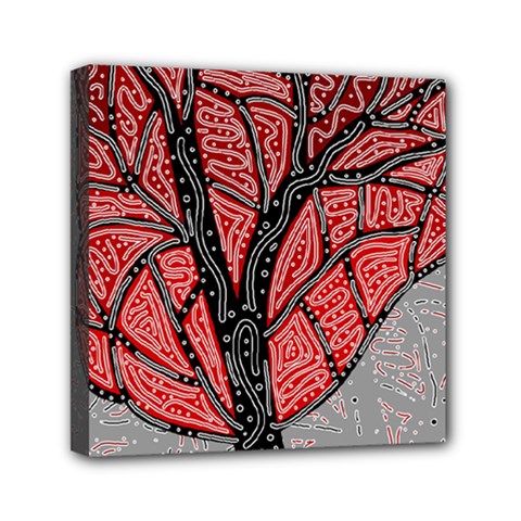 Decorative Tree 1 Mini Canvas 6  X 6 