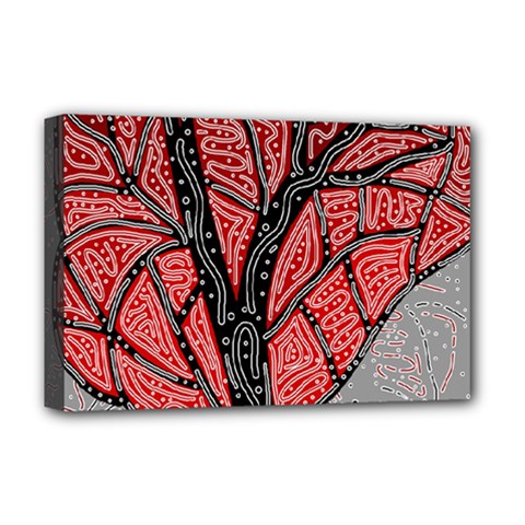 Decorative Tree 1 Deluxe Canvas 18  X 12  