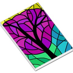 Decorative Tree 2 Large Memo Pads by Valentinaart