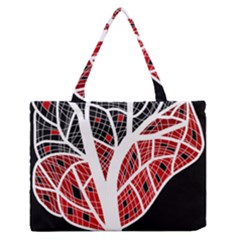 Decorative Tree 3 Medium Zipper Tote Bag