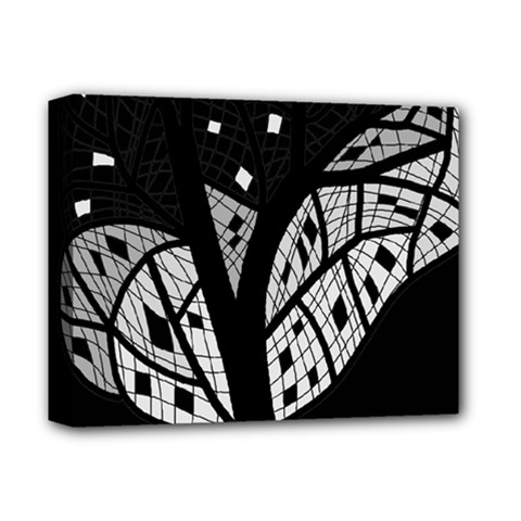 Black And White Tree Deluxe Canvas 14  X 11 