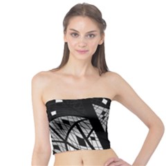 Black And White Tree Tube Top