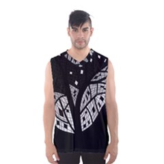 Black And White Tree Men s Basketball Tank Top