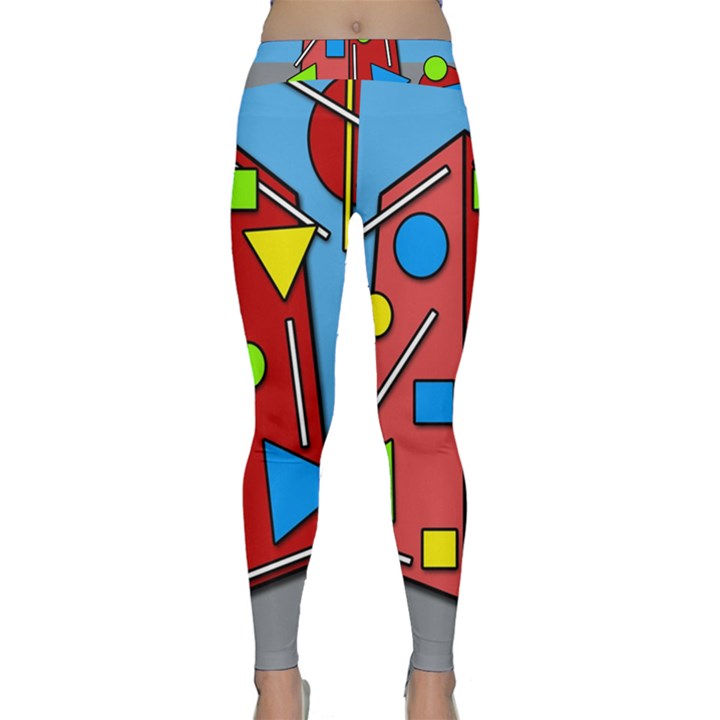 Crazy building Yoga Leggings 