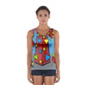 Crazy building Women s Sport Tank Top  View1