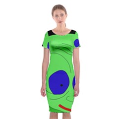 Alien By Moma Classic Short Sleeve Midi Dress