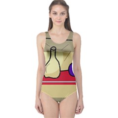 Decorative Art One Piece Swimsuit