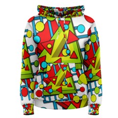 Crazy geometric art Women s Pullover Hoodie