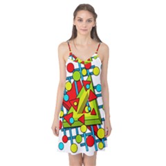 Crazy Geometric Art Camis Nightgown