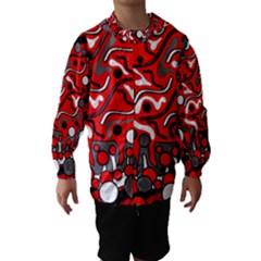 Red Mess Hooded Wind Breaker (kids)