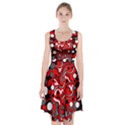 Red mess Racerback Midi Dress View1