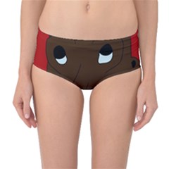 Happy Boy Mid-waist Bikini Bottoms by Valentinaart