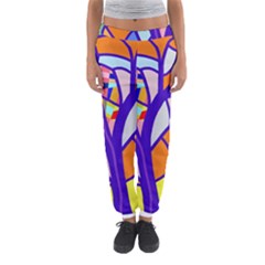 Decorative Tree 4 Women s Jogger Sweatpants