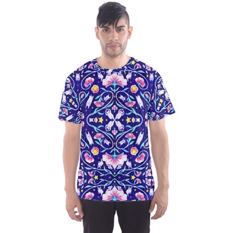 Flora Cosmica Men s Sport Mesh Tee by miranema