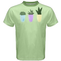 Succulents Men s Cotton Tee by itsybitsypeakspider