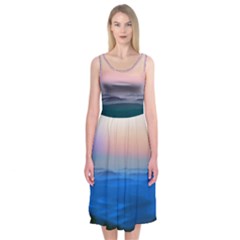 Morning View Midi Sleeveless Dress by Contest2483978