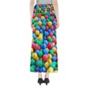 Funny Colorful Red Yellow Green Blue Kids Play Balls Maxi Skirts View2